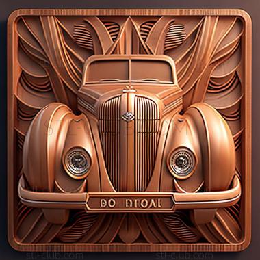 3D model koda Superb 1934 1949 (STL)